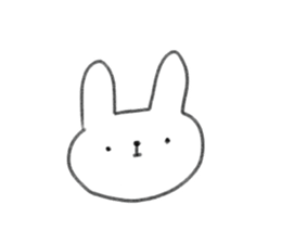 small rabbit sticker 2 sticker #3960106