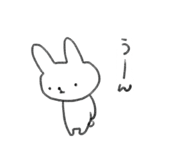 small rabbit sticker 2 sticker #3960110