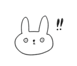 small rabbit sticker 2 sticker #3960111