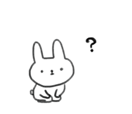 small rabbit sticker 2 sticker #3960114