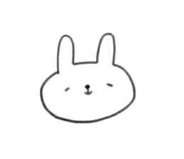 small rabbit sticker 2 sticker #3960115