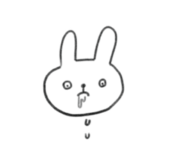 small rabbit sticker 2 sticker #3960117