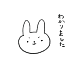 small rabbit sticker 2 sticker #3960121