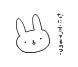 small rabbit sticker 2 sticker #3960126