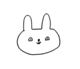 small rabbit sticker 2 sticker #3960129