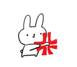 small rabbit sticker 2 sticker #3960131