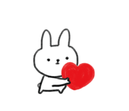 small rabbit sticker 2 sticker #3960132