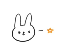 small rabbit sticker 2 sticker #3960133