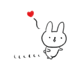 small rabbit sticker 2 sticker #3960135