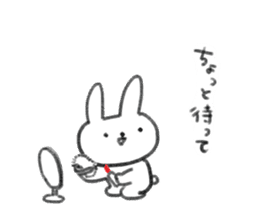 small rabbit sticker 2 sticker #3960138