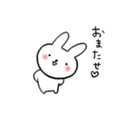 small rabbit sticker 2 sticker #3960139