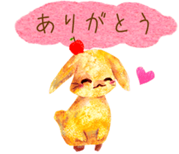 huwahuwa rabbit sticker #3960269
