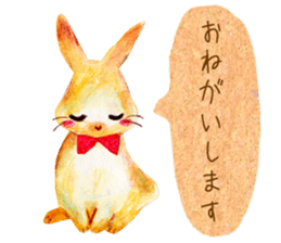 huwahuwa rabbit sticker #3960272