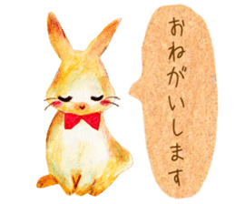 huwahuwa rabbit sticker #3960272