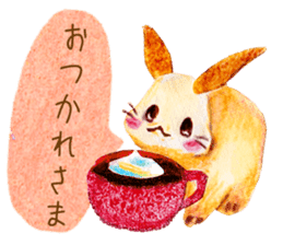 huwahuwa rabbit sticker #3960275