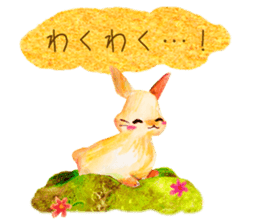huwahuwa rabbit sticker #3960279