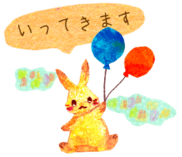 huwahuwa rabbit sticker #3960284