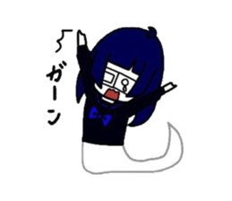 Ghost Reiko and merry friends sticker #3961322