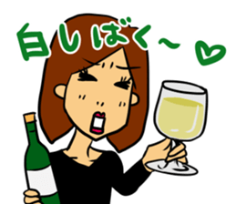 Yasagure woman sticker sticker #3961664