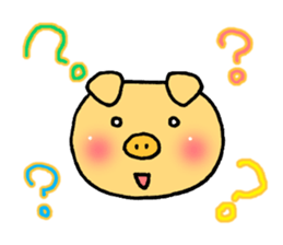 Pig of the honorific sticker #3961901