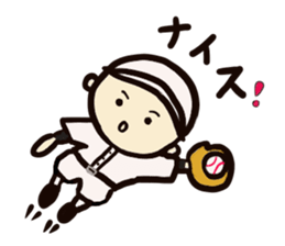 Baseball together sticker #3962009