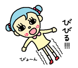 Boys and girls of the light blue hair sticker #3962969