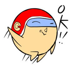 Daily life of the helmet man sticker #3963546