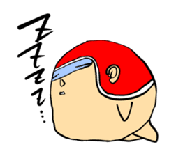 Daily life of the helmet man sticker #3963548