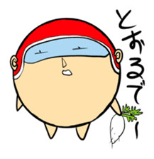 Daily life of the helmet man sticker #3963550