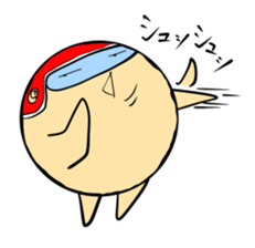 Daily life of the helmet man sticker #3963556