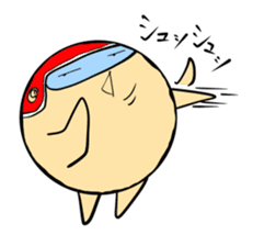 Daily life of the helmet man sticker #3963556