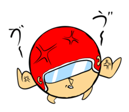 Daily life of the helmet man sticker #3963559