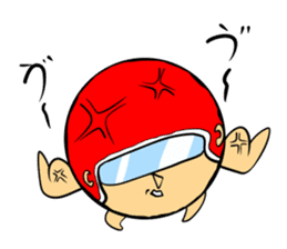 Daily life of the helmet man sticker #3963559