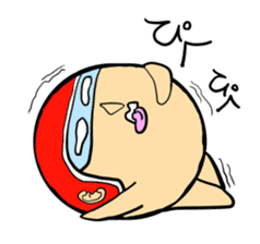 Daily life of the helmet man sticker #3963560