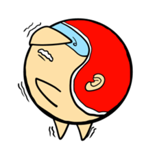 Daily life of the helmet man sticker #3963564