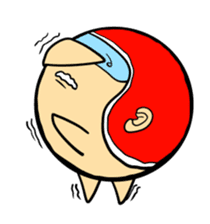 Daily life of the helmet man sticker #3963564