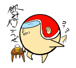 Daily life of the helmet man sticker #3963566