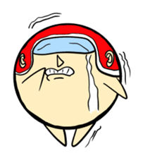 Daily life of the helmet man sticker #3963574