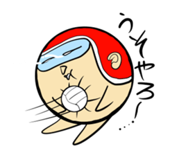 Daily life of the helmet man sticker #3963578