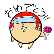 Daily life of the helmet man sticker #3963580