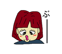 Woman say the real intention 3 sticker #3964036