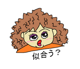 Woman say the real intention 3 sticker #3964062