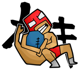 Masked Fighter Sticker sticker #3965269