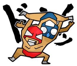 Masked Fighter Sticker sticker #3965270