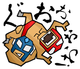 Masked Fighter Sticker sticker #3965276