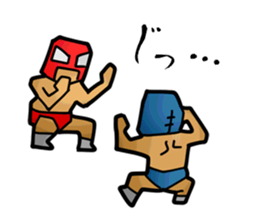 Masked Fighter Sticker sticker #3965277