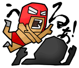 Masked Fighter Sticker sticker #3965286