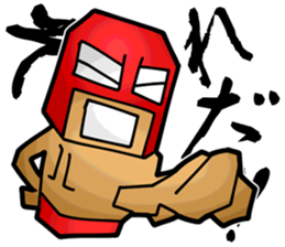 Masked Fighter Sticker sticker #3965295