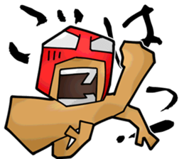 Masked Fighter Sticker sticker #3965297