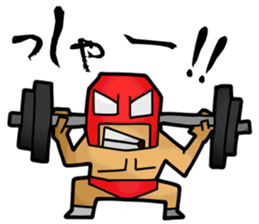 Masked Fighter Sticker sticker #3965301